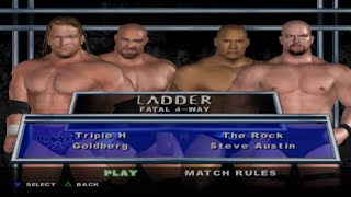 #wwe #wwegames #smackdown  Fetal 4 way ladder match....