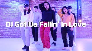 DJ Got Us Fallin' In Love - Usher / Choreography by J MIN Resimi