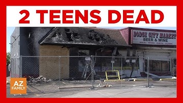 Two teens dead after high speed chase ends in fiery wreck in Avondale