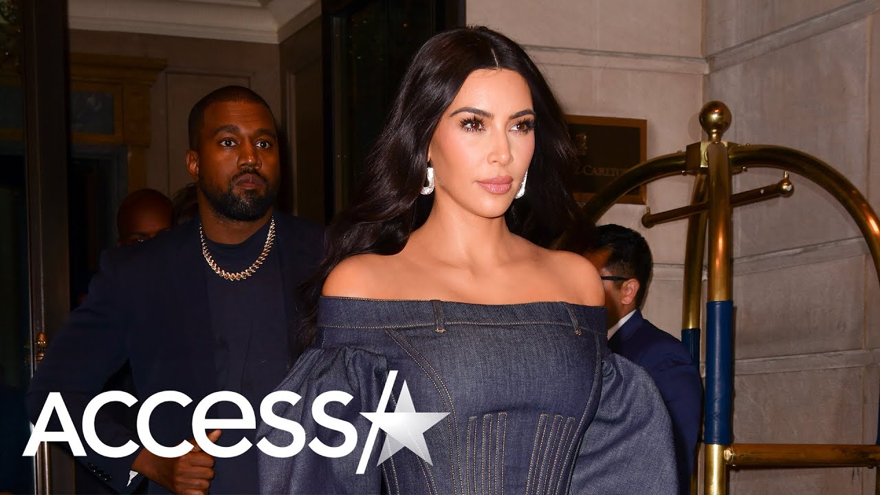 Kim Kardashian Flaunts Her Curves In Denim With Skintight Leather Chaps