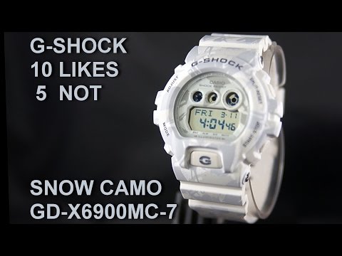 G-Shock GD-X6900MC-7 Oversized Snow Camo Feature Review: What I like, and why I don&rsquo;t