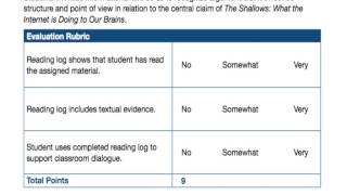 Literacy Ready English Unit 1 Lesson 2 Reading Log