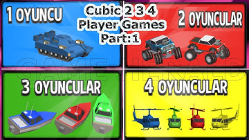 Cubic 2 3 4 Player Games Android Gameplay Part :1