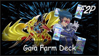 F2P GAIA FARM DECK - Only 2K Gems Needed [Yu-Gi-Oh Duel Links]