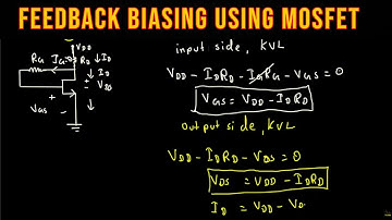 Feedback biasing using MOSFET