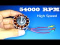 How to make a high speed brushless motor with small alternators magnet