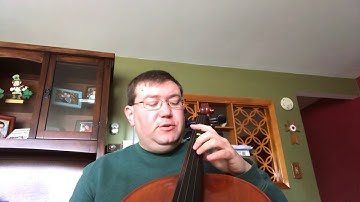 Beginning Cello D Major Scale