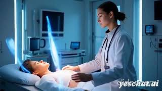 Compassion in Circuits 🌈 | AI Doctor 🤱 Comforts Scared Child 👶 in ICU 🏥 | Emotional Sci-Fi Scene 💗🤖🎥 screenshot 2