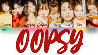 Weki Meki (위키미키)- OOPSY Color Coded Lyrics Han|Rom|Eng