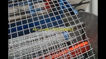 Semi Automatic and Automatic Crimped Wire Mesh Weaving Machine For Coal Mine Filter Screen.