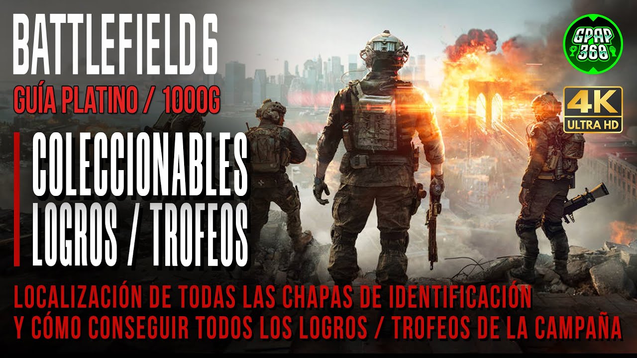 Battlefield 6 | Guía de TODOS los Coleccionables, Logros y Trofeos de la Campaña (Guía platino)