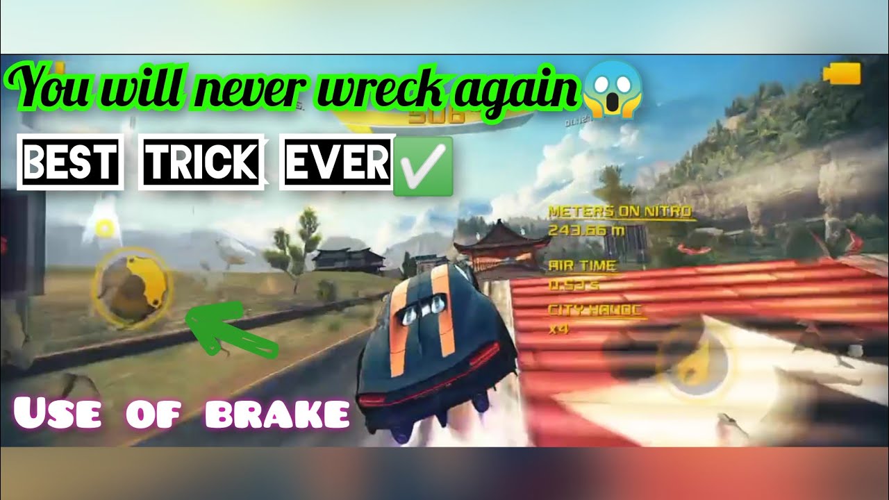 Asphalt 8 | Best trick ever😱 now you will never wreck again - YouTube