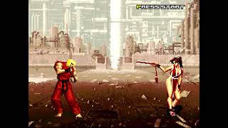 SVC Chaos: SNK VS. Capcom (Arcade) Playthrough as Ken