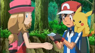Pokemon XY Serena Gave Ash's Handkerchief Back To Him
