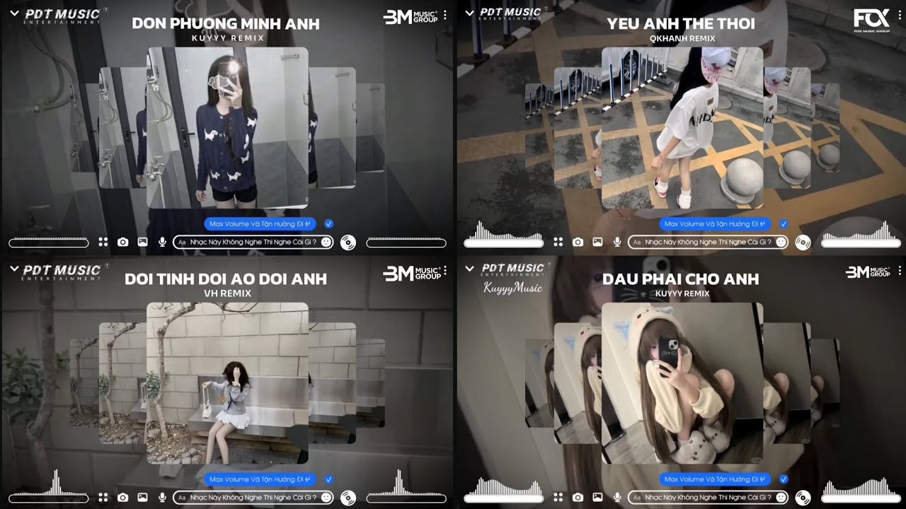 Mashup 4IN1 - ĐƠN PHƯƠNG MÌNH ANH ( KUYYY REMIX ) || NHẠC GÂY NGHIỆN HOT TREND TIK TOK 2025