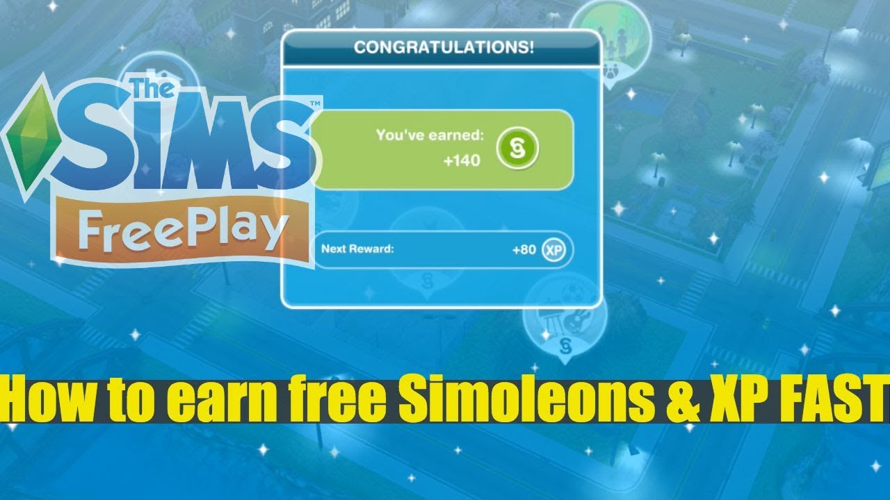 The Sims Freeplay How To Earn Free Simoleons & XP FAST! YouTube