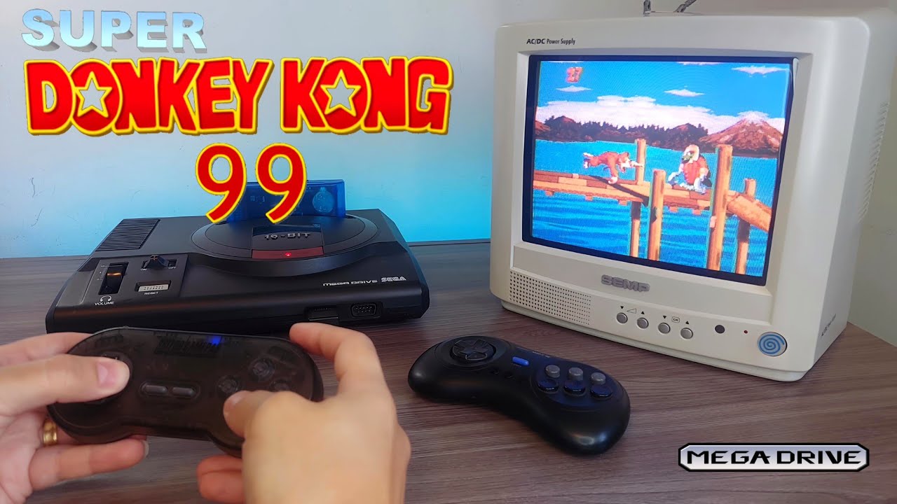 Super Donkey Kong 99 Mega Drive Gameplay CRT YouTube