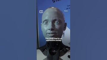 IN A MINUTE: Humanoid robot describes nightmare AI scenario #shorts
