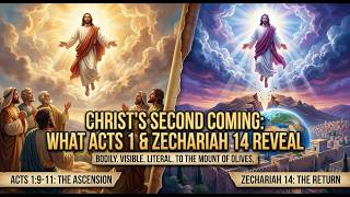 Christ's Second Coming: What Acts 1 & Zechariah 14 Reveal
