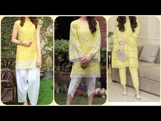 Light Yellow Comfortable Unstitched Embroidered Cotton Polyester Salwar Suit  Material at 2100.00 INR in Dehradun | Fashion Maze