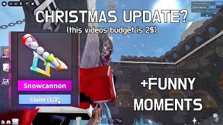 WE PLAYED THE NEW MM2 CHRISTMAS UPDATE... (Funny moments)