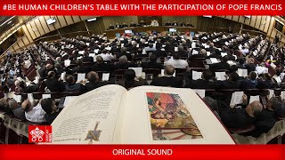 #Be Human Children's Table, Pope Francis 11 May 2024