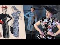 Copying Butterick 2954 // Simple 1940's Dresses