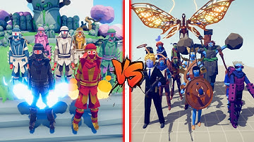 ELEMENT SENSEI VS NEW SECRET FACTION | Totally Accurate Battle Simulator TABS