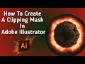 How To Create Clipping Mask in Adobe Illustrator Tutorial