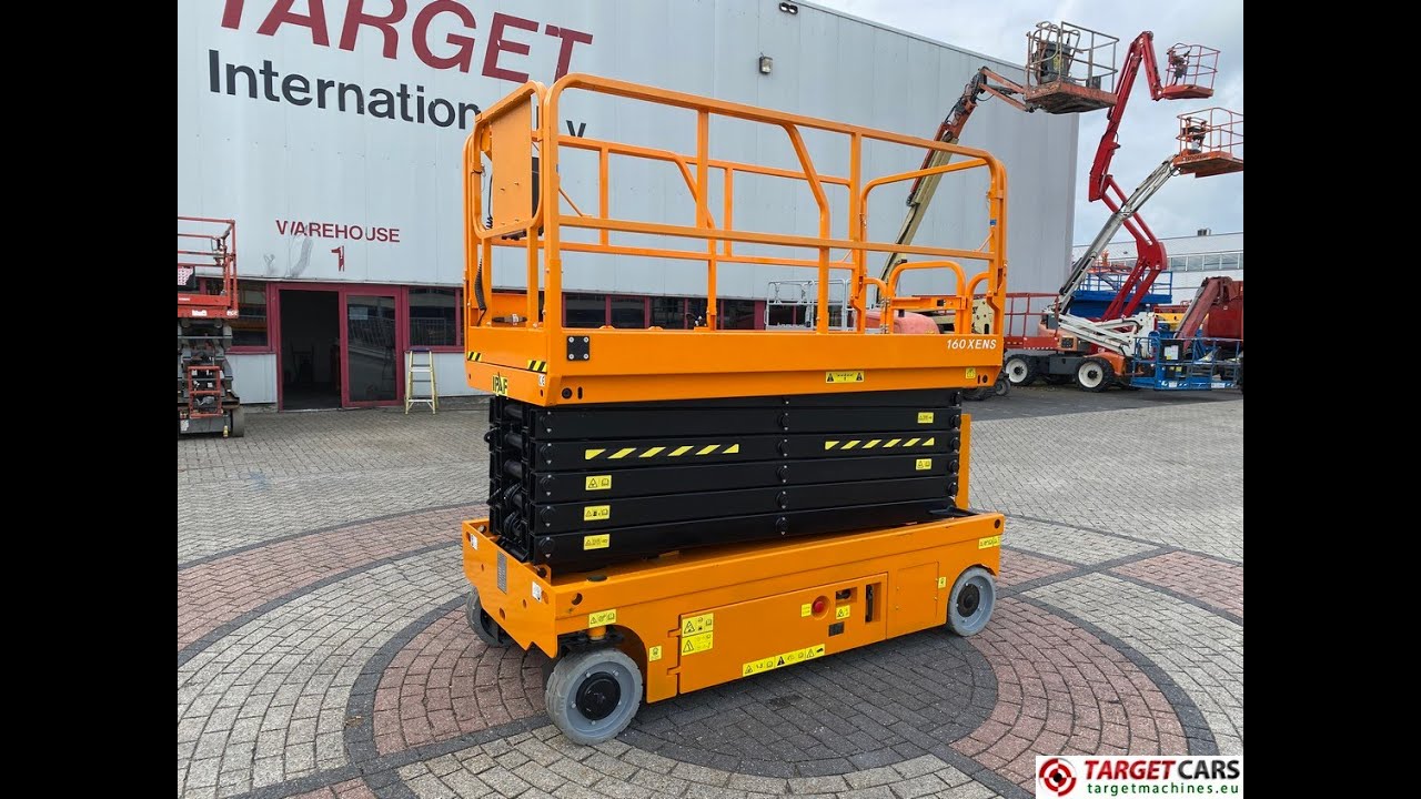 783542 HANGCHA 160XENS ELECTRIC 160 SCISSOR WORK LIFT 2025 1HR