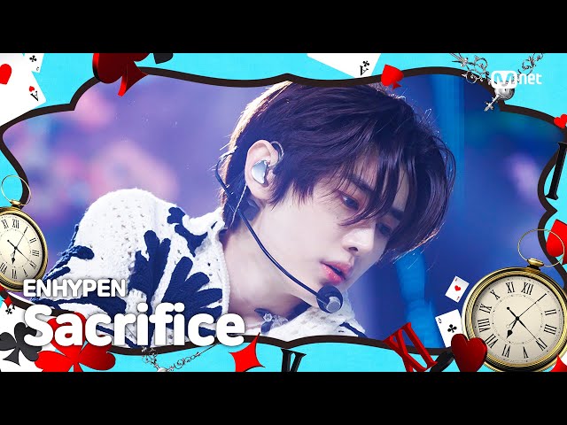 [K-POP 시간 여행 특집] ENHYPEN(엔하이픈) - Sacrifice (Eat Me Up) #엠카운트다운 EP.810 | Mnet 230817 방송 class=