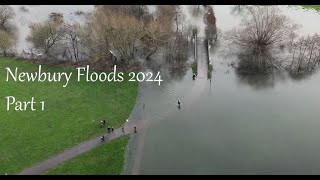 DJI Drone - Newbury Floods 2024 Part1