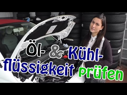 Uberprufen Von Ol Und Kuhlflussigkeit Am Eigenen Fahrzeug Youtube