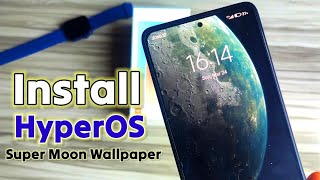 Install HyperOS Super Moon Wallper in Any Xiaomi, Redmi POCO Mobile | HyperOS Super Wallpaper