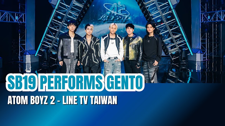 SB19 Performs GENTO on Atom Boyz 2 | LINE TV Taiwan