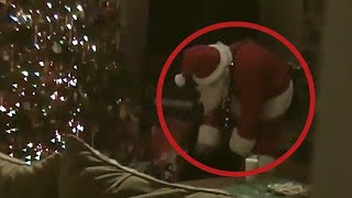 10 Санта Клаусов , Реально Снятых на Камеру !