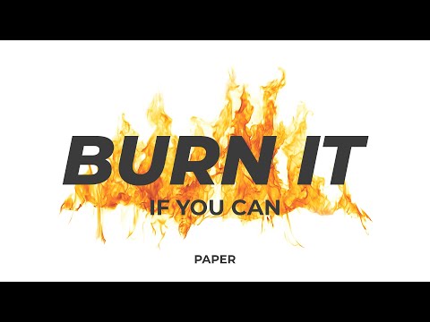 Burnblock® Burn It If You Can - Paper