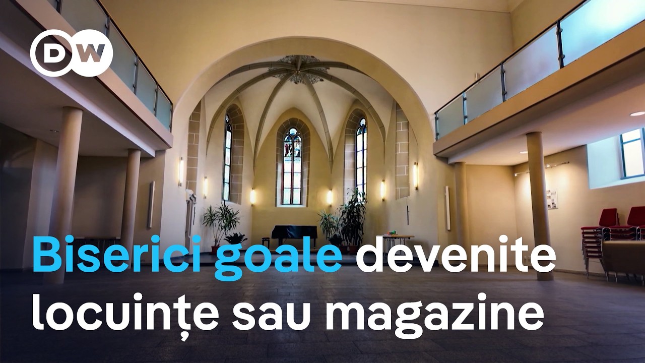 Germania: Biserici goale devenite locuințe sau magazine