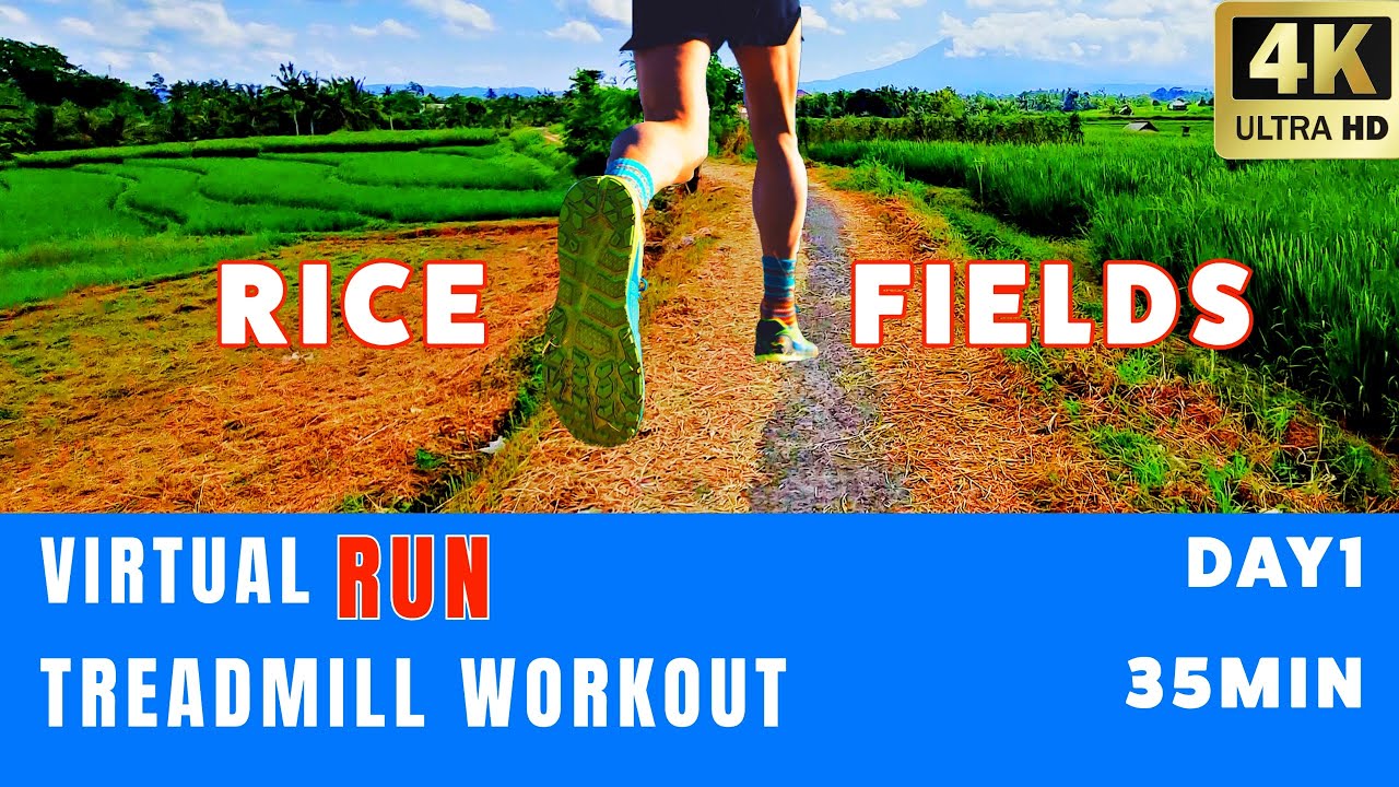 BALI Virtual Running tour [4K] | Virtual Running Videos Treadmill ...