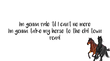 Old Town Road - "CLEAN" Lyrics