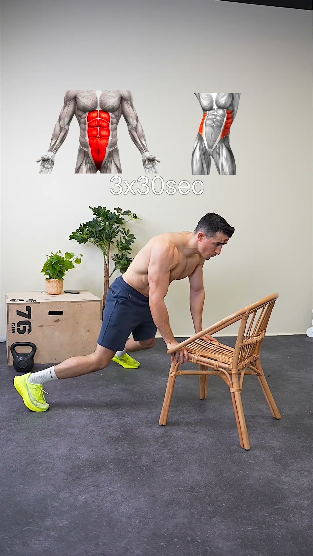 Easy flat belly workout at home !! ??