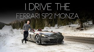 I Drive the Ferrari SP2 Monza on Snowy Mountain Roads!