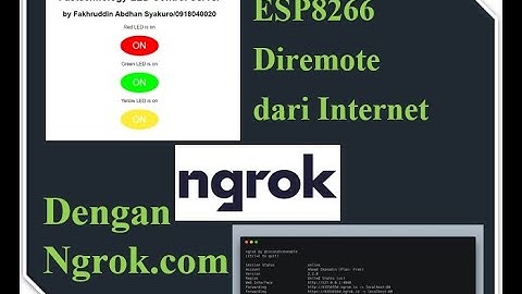 ESP8266 Diremote dari Internet Dengan Ngrok.com
