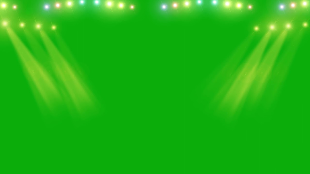 Green Screen Concert Stage Lights Animated Background No Copyright Footage YouTube