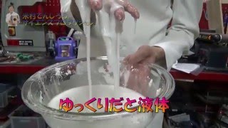 【実験84】水の上を走る！/水上バシリスク実験/ダイラタンシー / 米村でんじろう[公式]