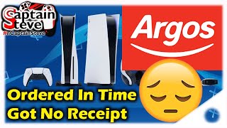 Argos PS5 UK Pre-order Captain Steve Vlog No Email Receipt Website App Issue Error Complaint Upset Argos PS5 UK Pre-order Captain Steve Vlog No Email Receipt Website App Issue Error Complaint Upset