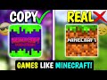 TOP 3 GAMES Like MINECRAFT 1.21+ JAVA EDITION 🤩| Free COPY GAMES Like Minecraft🤣