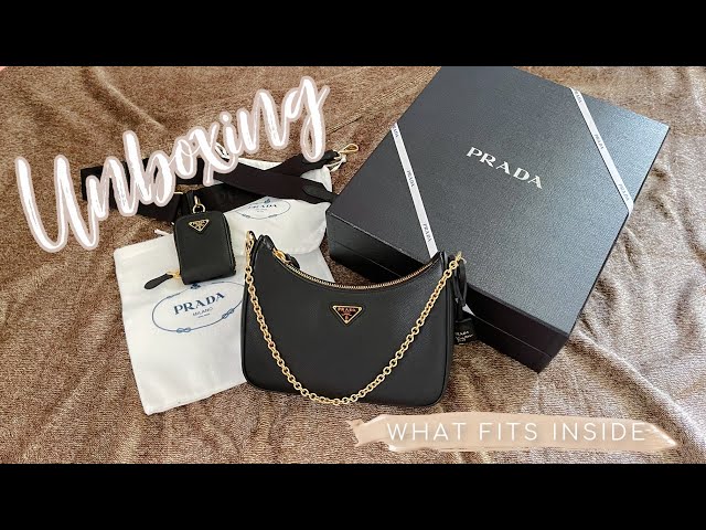 PRADA RE EDITION 2005 SAFFIANO LEATHER BEIGE UNBOXING & REVIEW 