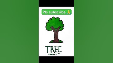 How to draw Tree 🌳 #art#drawing  #easydrawing#reels#creative#ideas#viral #shorts#subscribe#trending