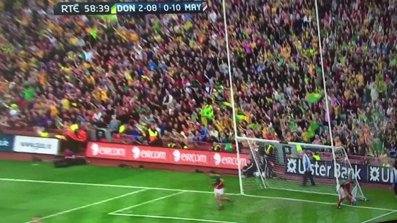 Donegal Scores All Ireland Final 2012 Point 9 Micheal Murphy YouTube